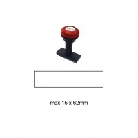 Hand Stamp MS1562R , 15x62mm